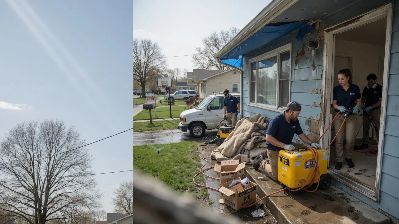 Basement Flood Cleanup in La Vista, NE near me